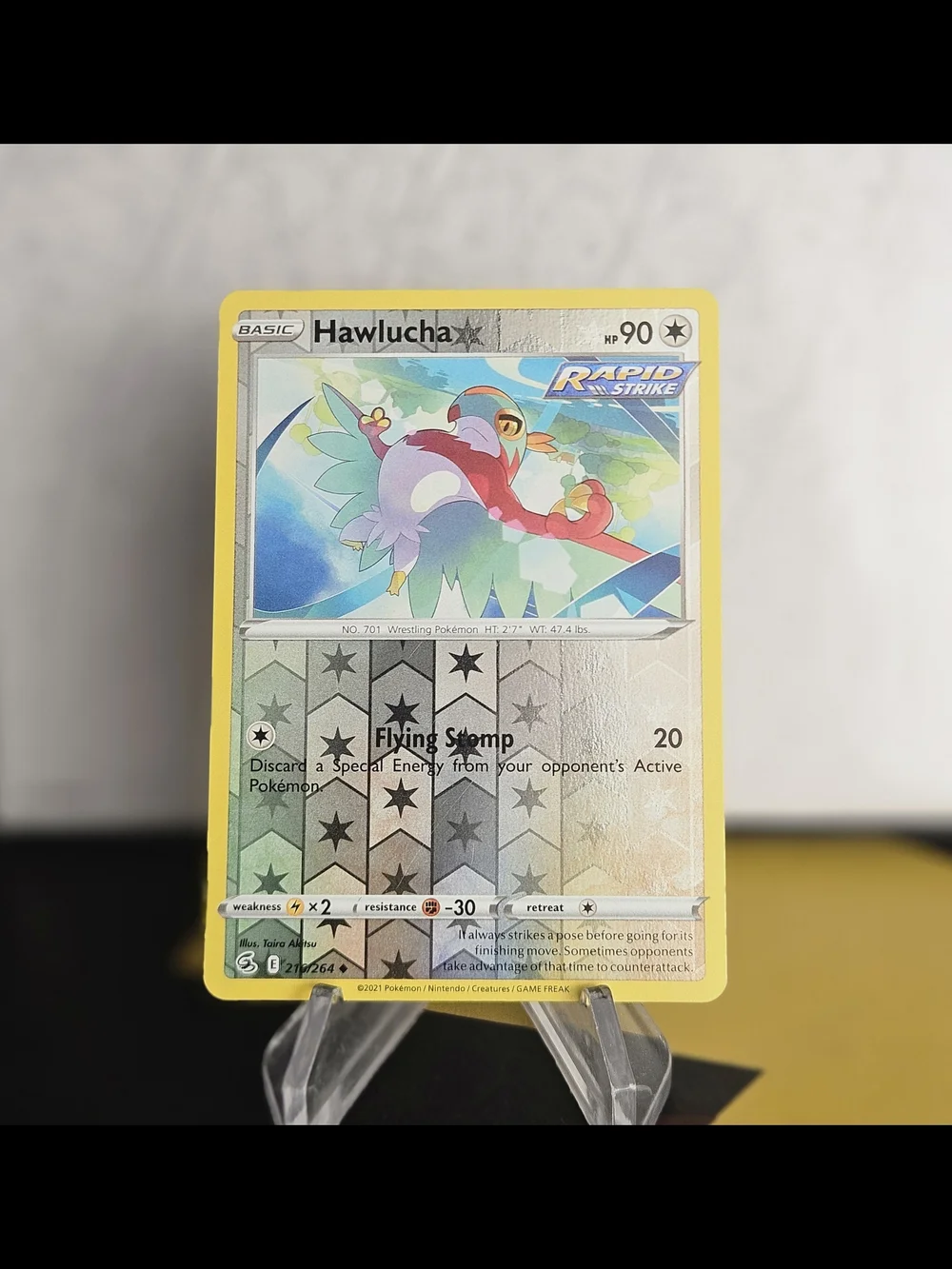 Hawlucha 216/264 Pokemon TCG Reverse Holo Rare